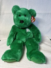 TY BEANIE BUDDY ERIN BEAR 1998 MWMT  FREE SHIPPING
