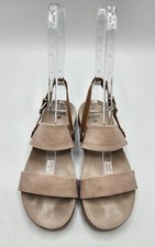 Bench Eliza Women Beige Strappy Slingback Sandal Sz 7 US / 37 EU Pre-owned