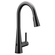 MOEN Sleek 7864EWBL Touchless Pull Down Spray...