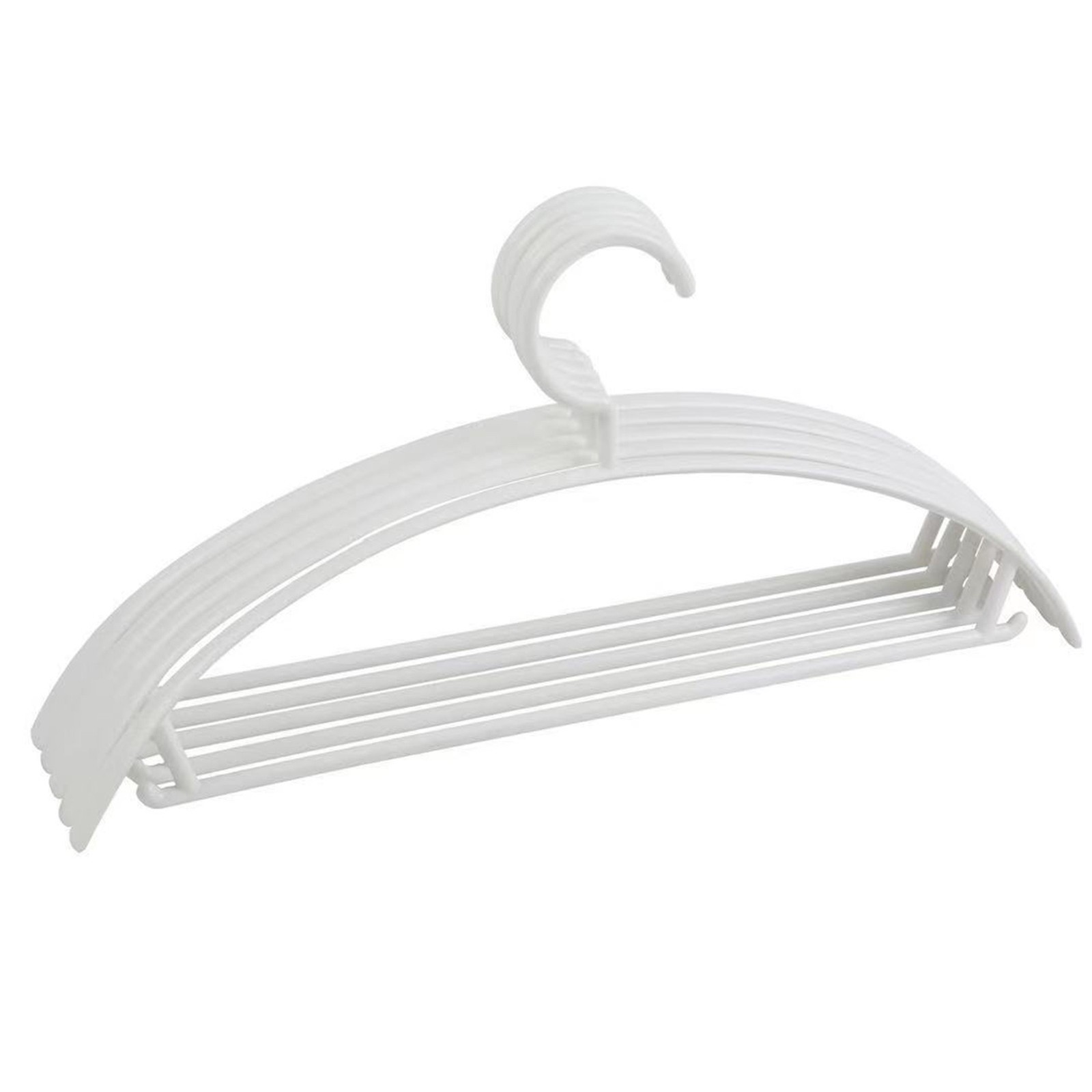 10Pcs Non Slip Coat Hanger Semicircle Thickened Adult Clothes Rack For Home Shop