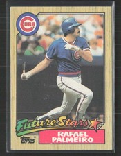 1987 Topps #634 Rafael Palmeiro Chicago Cubs (R)