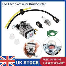 Carburetors For 43cc 52cc 49cc Brushcutter Strimmer Cutter Chainsaw Carb 15mm