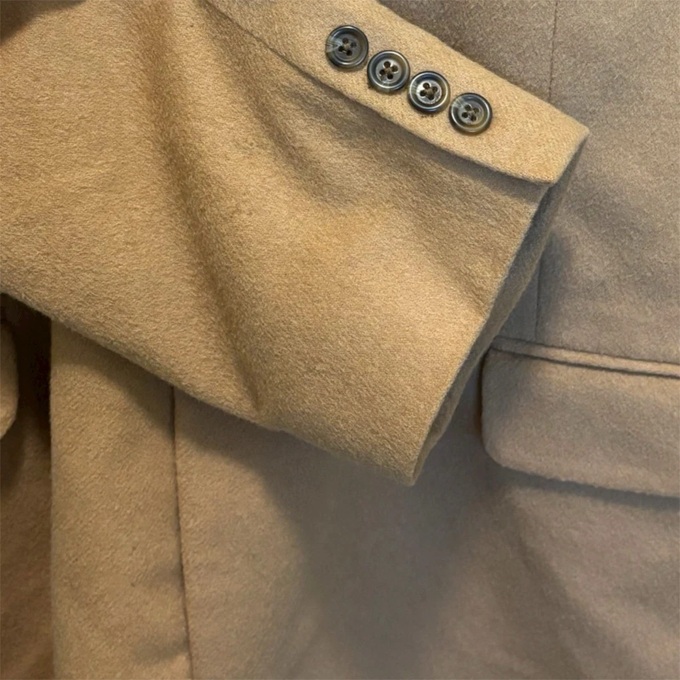 Abrigo deportivo Stafford color camel para hombre talla 48 largo 48L dos botones Foto 3 de 4