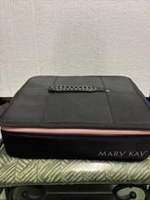 RARE Mary Kay Black  Pink Insulated Lipstick Carry Case Organizer  Fast Ship