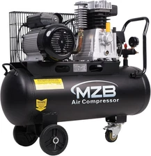 MZB 21.1Gal Ultra Quiet Air Compressor (110V/3.0HP/11.3CFM/115PSI/83DB) w/Wheels