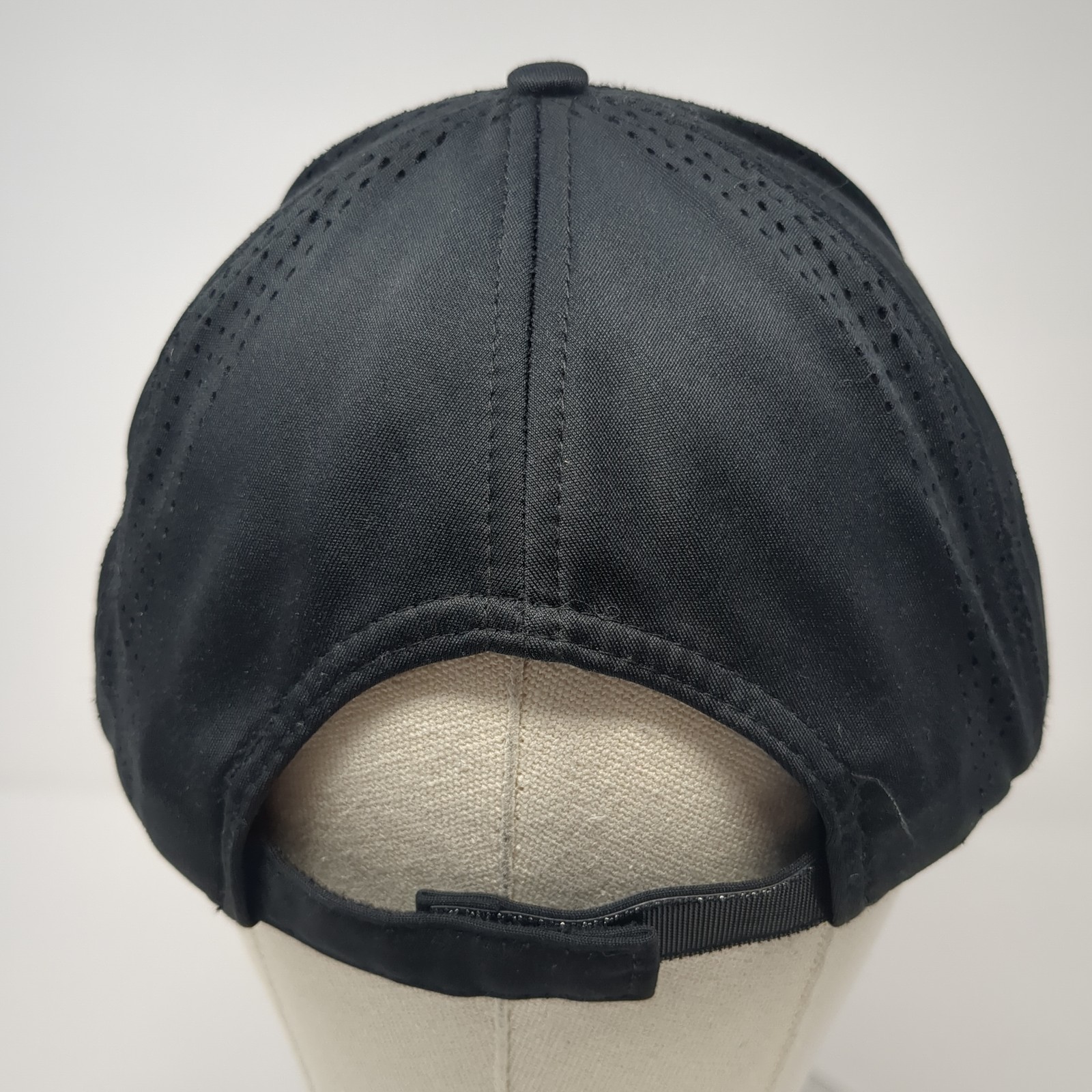 Infinity Strapback Baseball Cap Black One Size Ad… - image 5