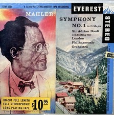 Everest Mahler Symphony No. 1 - Boult & London Philharmonic 4-Track Stereo Reel