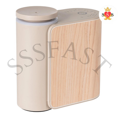 Wasserloser Diffusor für ätherische Öle mit Massivholzabdeckung 2 Timer 3 Nebelmodi, JEDES
