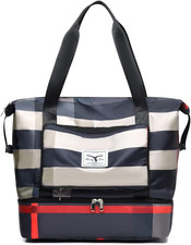 NEW Large Foldable Duffel Bag Waterproof Travel Gym Bag Shoe Pocket Carry On