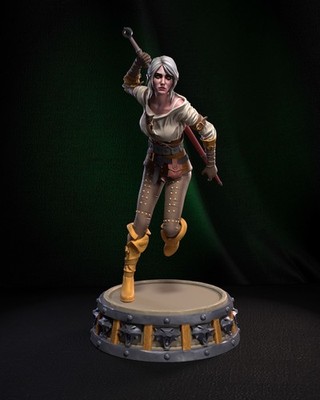 Ciri Witcher Figure