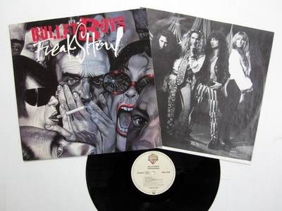 BULLETBOYS Freakshow LP Germany 1991 Original w/Picture Inner sleeve Hair Metal