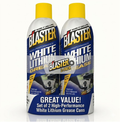 11 oz. High-Performance White Lithium Grease Spray PACK OF 2