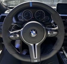 Volant BMW Sport Cuir & alcantara – Finition Premium – Série 1, 2, 3, 4, X1, X2,
