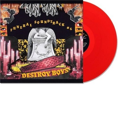 New: DESTROY BOYS - Funeral Soundtrack #4 - Transparent Red Vinyl LP