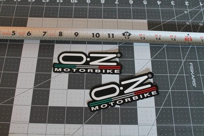 OZ Racing Wheels (Italian) Premium Motorcycle Racing Stickers Set - (2 Decals)
