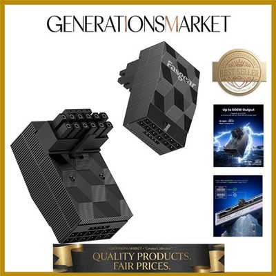 12VHPWR Adapter 90 Degree 1 Pack Right Angle PCI-e 5.0 16 12+4 pin GPU Power ...