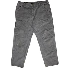 Carhartt B136 USA made VTG Double Knee Workwear Carpenter Dungaree Pants 38x31