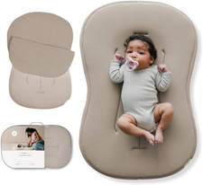   Baby Lounger Curve 0-6 Months - Premium Organic Cotton with Foam Core, Machi