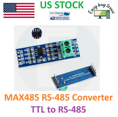 2PCS MAX485 RS-485 Converter TTL to RS-485 module for Arduino Raspberry pi USA