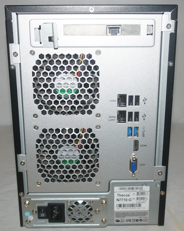 Thecus N7710-G NAS Server w/7 bay NAS and 10Gb Ethernet, Intel Pentium G850 4GB - Image 2 of 4