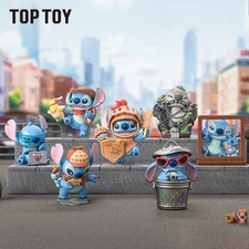 TOPTOY Disney Stitch City Adventure Series Blind Box Figure Hot Toy Gift
