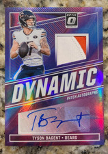 2024 Donruss Optic Tyson Bagent 2 Color Patch Autograph # /25