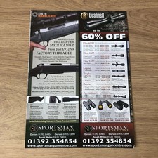 GUNS93 MAGAZINE ADVERT 12X9 BUSHNELL – MOST VERSATILE RIFLESCOPES