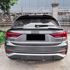 Heckspoilerlippe Schwarz glänzend Für Audi Q3 F3 Sportback 2019-2024