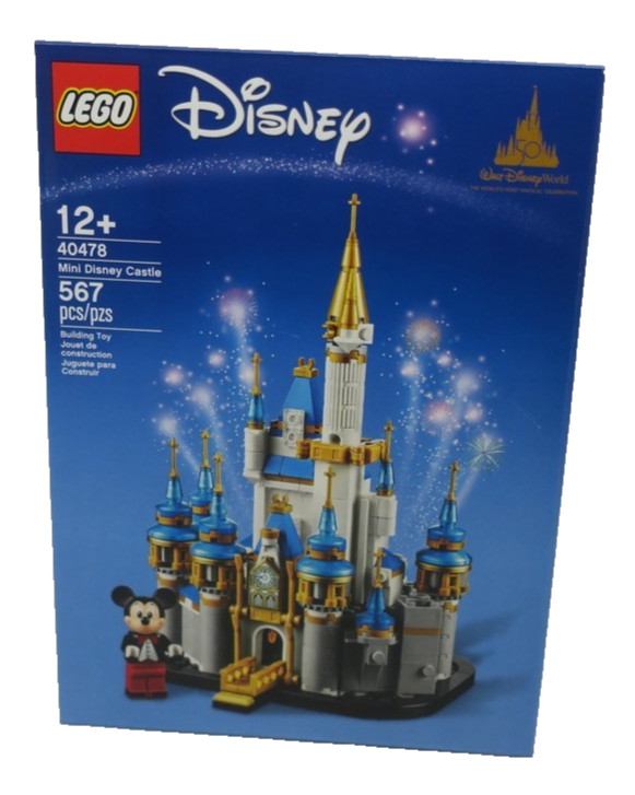 Lego Disney 50th: Mini Disney Castle (40478) All 567 Pcs Factory Sealed Set New