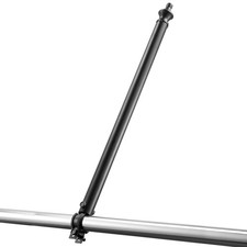 Fence Top Rail Extender 9Pack 27.4in Galvanized Steel for Chain Link 1.3" - 1.5"