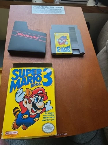 Super Mario Bros. 3 Nintendo NES 1990 Original Box, No Manual