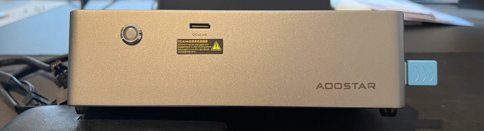 AOOSTAR AG01 eGPU Dock mit Oculink-Anschluss und eingebautem 800W Netzteil - Bild 2 von 4