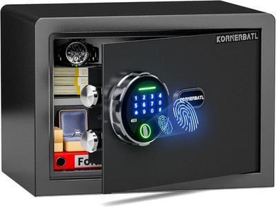 Biometrischer Tresor mit Fingerabdruckschloss kleiner Safe LED Innenlicht