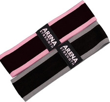 Fabric Booty Bands: Fabric Resistance Bands for Legs and Butt: 3 Pack Set. Perfe