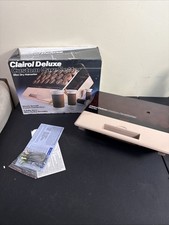 Clairol Velvet Hot Roller Deluxe Custom Caresetter FV-20 With Clips Hair Vtg