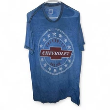 CHEVROLET RACING T SHIRT Auto Industry Parts Chevy Softest Burnout Sheer Large