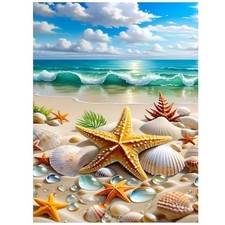 Beach Diamond Art Kits for Adults, Beach Diamond Painting Kits for Style 16
