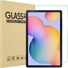 1 Pack HD Clear Tempered Glass Screen Protector for Galaxy Tab S6 Lite 10.4 Inch