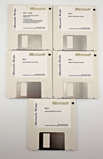Microsoft Works 3.0 Apple Macintosh 3.5" Floppy Disks Lot of 5 1992