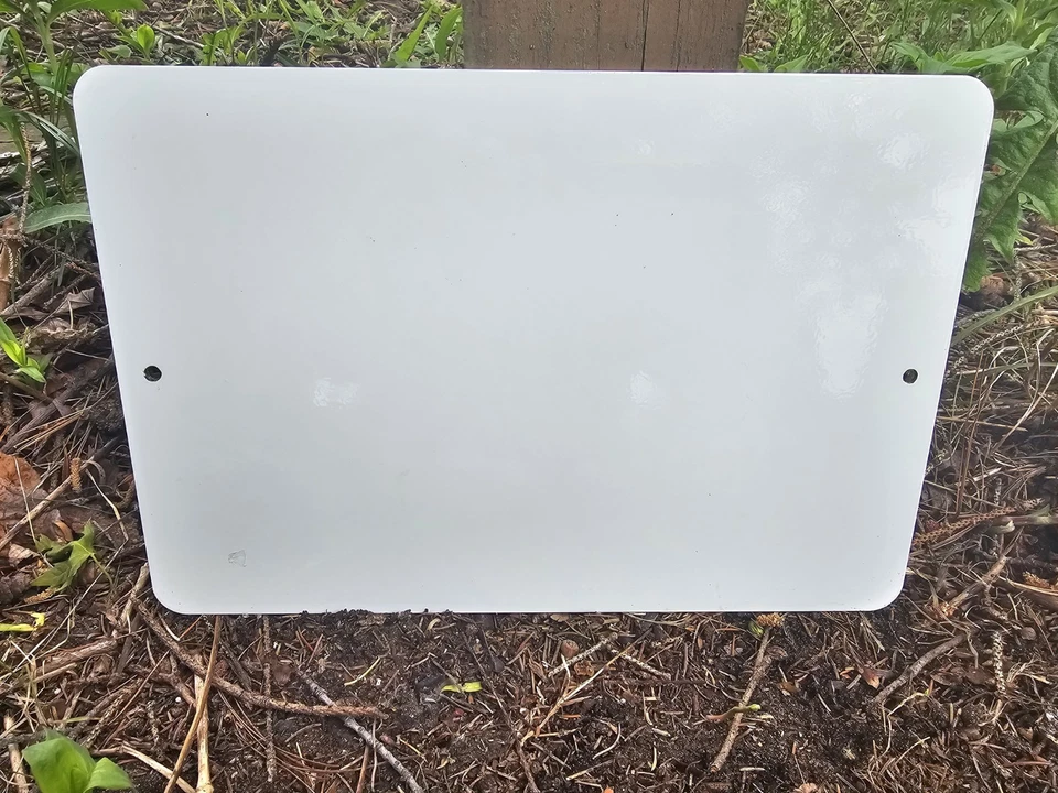 Señuelo de pesca con letrero de metal de porcelana distribuidor de barcos artesanales de colección collECTIBLE Foto 3 de 3