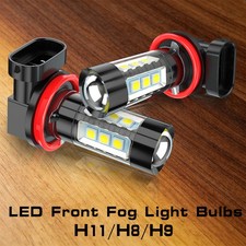 H8 H16 H11 LED Fog Light Bulbs Fog Light Bulb White 6000K High Power Lamps