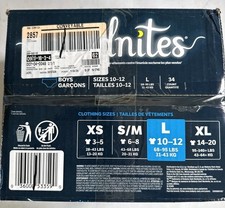 GoodNites Nighttime Underwear Size Large 68-95 Pounds 34 Ct Cosmetic Damaged Box