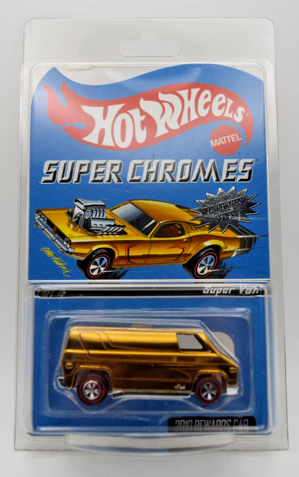 Hot Wheels RLC Super Chromes Rewards Series Super Van #0103/3072 Very Low ##