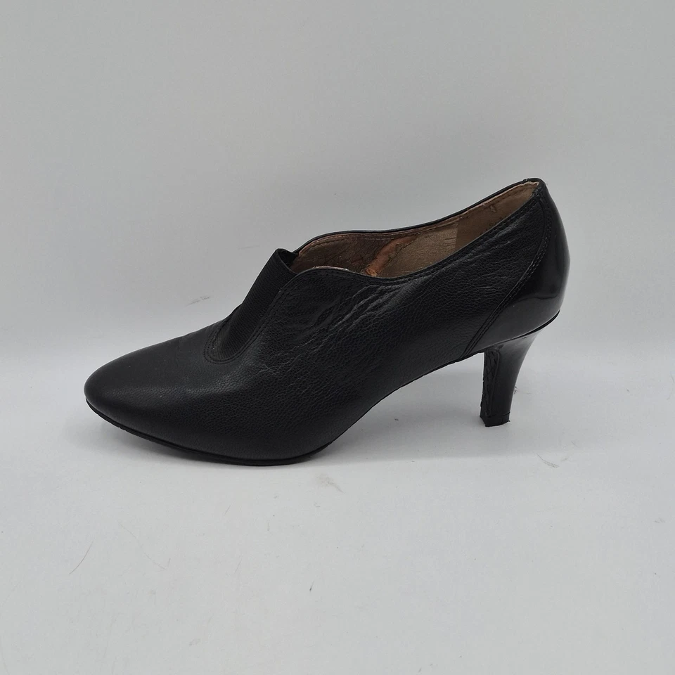 Zapatos de salón Circa Joan & David Luxe para mujer talla 5,5 cuero negro chavella tacón Foto 2 de 4