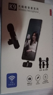 For Android/iphone Lavalier Microphone Wireless Audio Video Recording Mini Mic