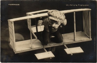 PC AVIATION PILOT FARMAN PAR GIRIS (a87488)