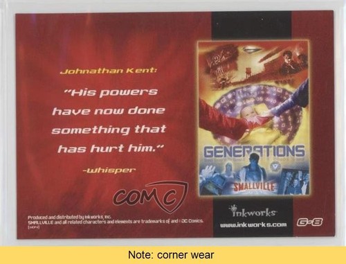 2004 Inkworks Smallville Season 3 Generations Puzzle #G-8 READ 4z5 - Picture 2 of 3