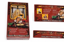 Flexible Flyer Classic Racer Miniature Sled 11  Wood Holiday Decor