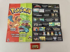 Pokemon: FireRed Version (Nintendo Gameboy Advance, 2004) GBA Authentic Tested