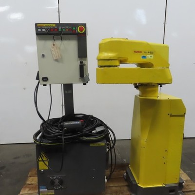Fanuc A520i 4 Axis Robot Arm W/R-J3 System Controller 480V 3Ph Power Supply